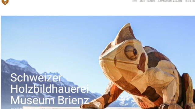 Neue Webseite Museum für Holzbildhauerei